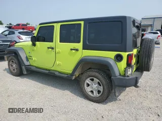 2016 Jeep Wrangler Unlimited Sport RHD with VIN 1C4BJWKG6GL321455, listed as a Copart auction lot 58785665 with 174,553 mi miles and Salvage title. Bid and sale history available at DreamBid. Image 2.