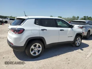 2023 Jeep Compass Sport with VIN 3C4NJDAN7PT547994, listed as a Copart auction lot 52133135 with 35,148 mi miles and Salvage title. Bid and sale history available at DreamBid. Image 3.