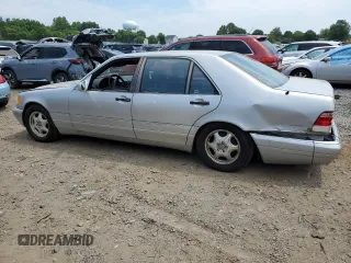 1999 Mercedes-Benz S-Class with VIN WDBGA51G3XA431682, listed as a Copart auction lot 56126924 with 0 mi miles and Salvage Title. Bid and sale history available at carsss.com. Image 2.