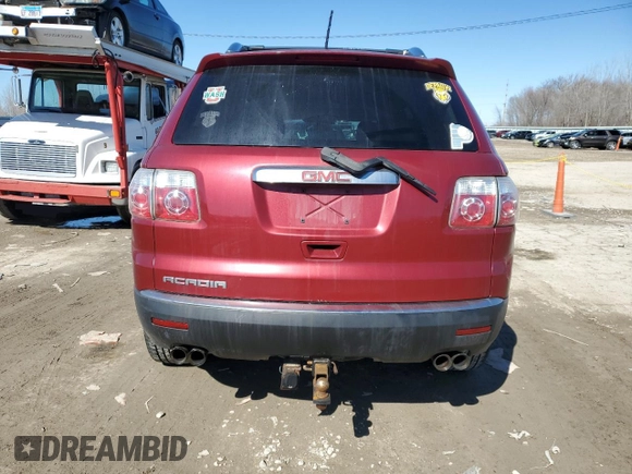 2009 GMC Acadia SLT1 with VIN 1GKER23D79J163522, listed as a Copart auction lot 52728375 with 183,223 mi miles and Clean Title. Bid and sale history available at carsss.com. Image 6.