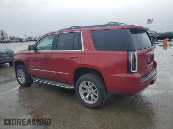 2015 GMC Yukon SLT z VIN 1GKS2BKC6FR154565, wystawiony jako Copart lot #50881225 z przebiegiem 160 669 mil mil oraz Szkoda całkowita • Salvage title. Historia ofert i sprzedaży dostępna na DreamBid. Obrazek 2.