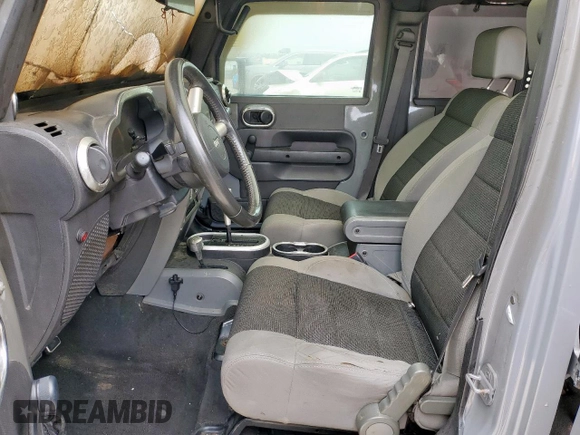 2007 Jeep Wrangler Unlimited X with VIN 1J4GA39147L171796, listed as a Copart auction lot 59180745 with Not provided miles and Non repairable. Bid and sale history available at DreamBid. Image 7.
