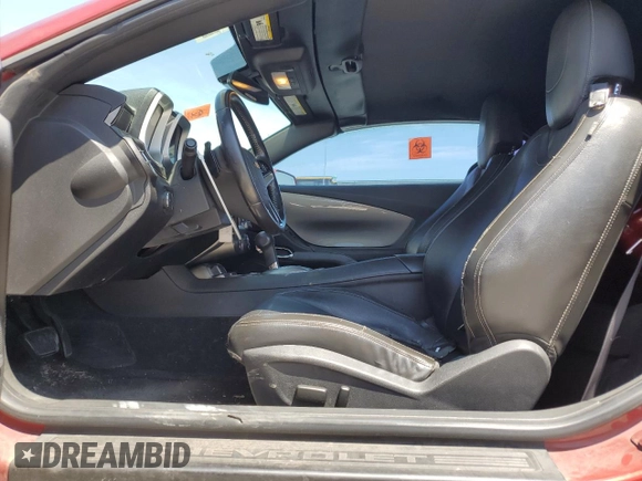 2015 Chevrolet Camaro LT with VIN 2G1FF3D39F9297369, listed as a Copart auction lot 53297695 with 105,471 mi miles and Salvage Title. Bid and sale history available at carsss.com. Image 7.
