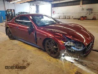2013 Maserati GranTurismo Sport with VIN ZAM45VLA1D0073304, listed as a Copart auction lot 77509974 with 76,038 mi miles and Salvage title. Bid and sale history available at DreamBid. Image 4.