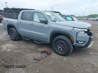 2025 Nissan Frontier S with VIN 1N6ED1EK0SN616133, listed as a IAAI auction lot 42378109 with 440 mi miles and . Bid and sale history available at DreamBid. Image 1.