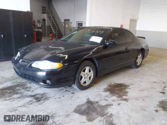 2003 Chevrolet Monte Carlo LS with VIN 2G1WW12E839326722, listed as a IAAI auction lot 41492379 with 136,775 mi miles. Bid and sale history available at carsss.com. Image 2.
