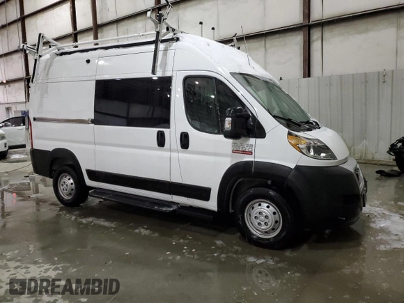 2021 Ram ProMaster Cargo with VIN 3C6LRVBG4ME515274, listed as a Copart auction lot 86554264 with 33,112 mi miles and Salvage Title. Bid and sale history available at carsss.com. Image 4.