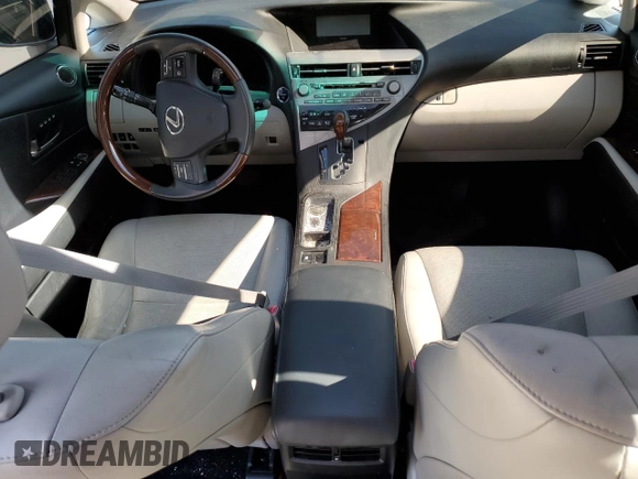 2010 Lexus RX 450h with VIN JTJBC1BA9A2409340, listed as a Copart auction lot 50181495 with 106,705 mi miles and Salvage Title. Bid and sale history available at DreamBid. Image 8.