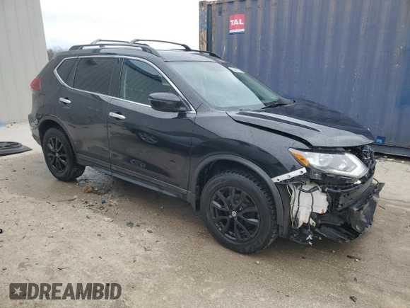 2018 Nissan Rogue SV with VIN 5N1AT2MV0JC727602, listed as a Copart auction lot 53875555 with 117,125 mi miles and Non Repairable. Bid and sale history available at carsss.com. Image 4.