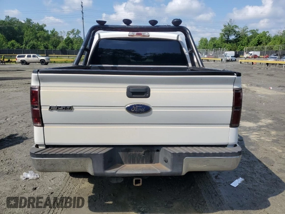 2012 Ford F-150 XL with VIN 1FTFW1ET9CFD07167, listed as a Copart auction lot 58078515 with 235,200 mi miles and Salvage title. Bid and sale history available at DreamBid. Image 6.