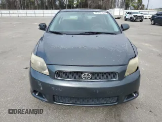 2005 Scion tC with VIN JTKDE177450057703, listed as a Copart auction lot 46842755 with 190,486 mi miles and Salvage Title. Bid and sale history available at carsss.com. Image 5.