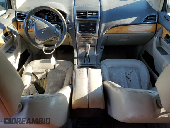 2012 Lincoln MKX with VIN 2LMDJ6JK6CBL00372, listed as a Copart auction lot 87796245 with 167,133 mi miles and Salvage Title. Bid and sale history available at carsss.com. Image 8.