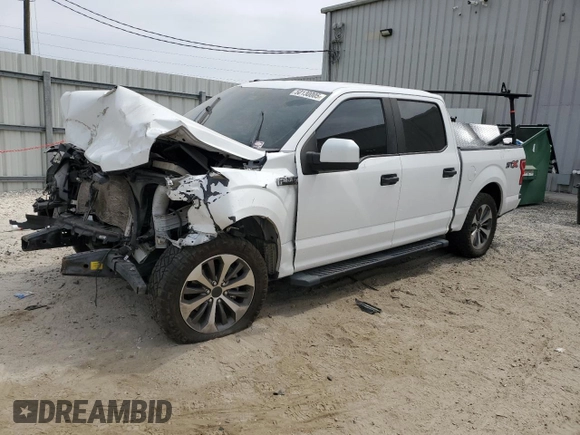 2019 Ford F-150 XL with VIN 1FTEW1C57KFD41736, listed as a Copart auction lot 50130005 with Not Provided miles and Non Repairable. Bid and sale history available at carsss.com. Image 1.