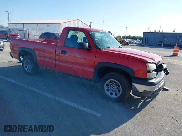 2005 Chevrolet Silverado 1500 with VIN 1GCEC14X05Z343923, listed as a IAAI auction lot 41894383 with 232,169 mi miles and . Bid and sale history available at DreamBid. Image 1.