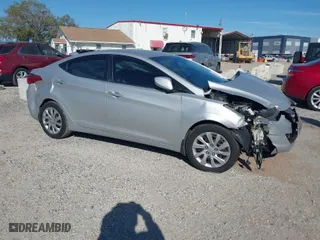 2013 Hyundai Elantra GLS PZEV with VIN KMHDH4AE1DU531942, listed as a IAAI auction lot 41802232 with 108,241 mi miles. Bid and sale history available at carsss.com. Image 1.