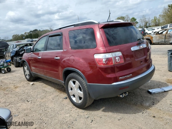 2008 GMC Acadia SLT1 with VIN 1GKER237X8J222426, listed as a Copart auction lot 50887985 with 186,576 mi miles and Salvage Title. Bid and sale history available at carsss.com. Image 2.