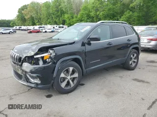 2019 Jeep Cherokee Limited z VIN 1C4PJMDN1KD117445, wystawiony jako Copart lot #54826535 z przebiegiem 116 136 mil mil oraz Szkoda całkowita • Salvage title. Historia ofert i sprzedaży dostępna na DreamBid. Obrazek 1.