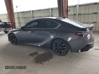 2024 Lexus IS 350 F Sport with VIN JTHBZ1B24R5076452, listed as a Copart auction lot 52170415 with 15,232 mi miles and Salvage title. Bid and sale history available at DreamBid. Image 2.