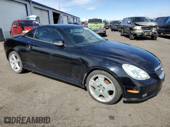 2004 Lexus SC 430 z VIN JTHFN48Y740060990, wystawiony jako Copart lot #48016905 z przebiegiem 77 766 mil mil oraz Nie do naprawy • Non repairable. Historia ofert i sprzedaży dostępna na DreamBid. Obrazek 1.