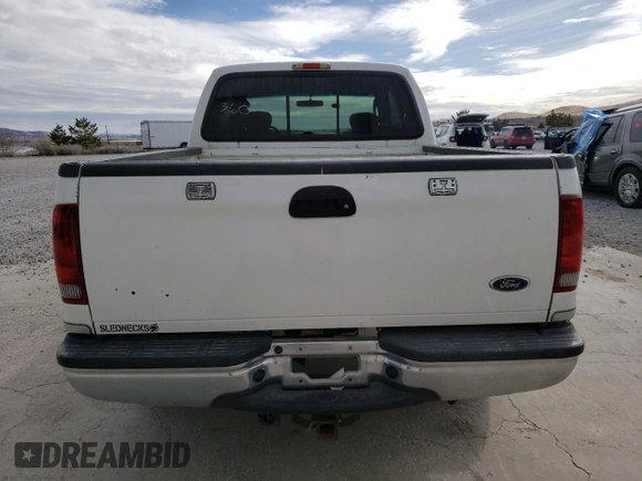 2003 Ford Super Duty F-250 XL with VIN 1FTNX21P23ED47832, listed as a Copart auction lot 47049375 with 291,015 mi miles and Salvage Title. Bid and sale history available at carsss.com. Image 6.