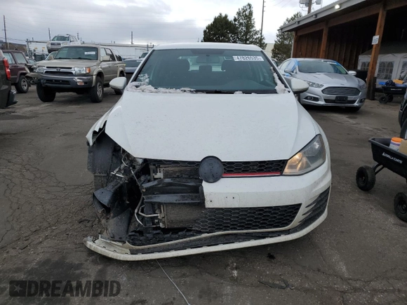 2016 Volkswagen Golf GTI S w/Performance Pkg with VIN 3VWT47AU8GM009223, listed as a Copart auction lot 47826535 with 124,020 mi miles and Salvage Title. Bid and sale history available at carsss.com. Image 5.