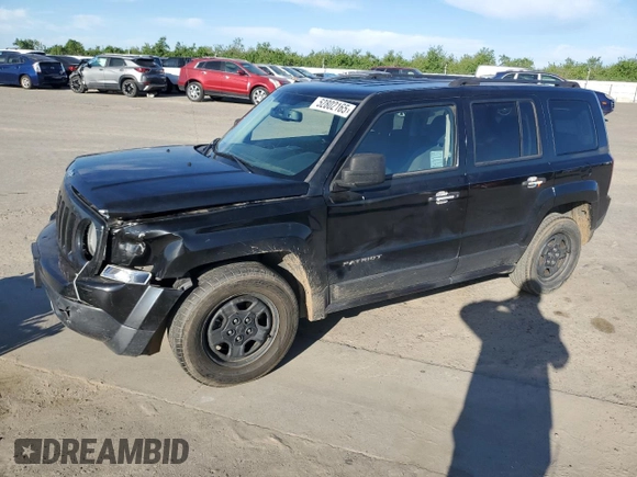 2016 Jeep Patriot Sport z VIN 1C4NJPBB0GD711842, wystawiony jako Copart lot #52802165 z przebiegiem 105 273 mil mil oraz Szkoda całkowita • Salvage title. Historia ofert i sprzedaży dostępna na DreamBid. Obrazek 1.