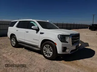 2024 GMC Yukon SLT with VIN 1GKS2BKD6RR237359, listed as a Copart auction lot 77892564 with 9,880 mi miles and Salvage Title. Bid and sale history available at carsss.com. Image 11.