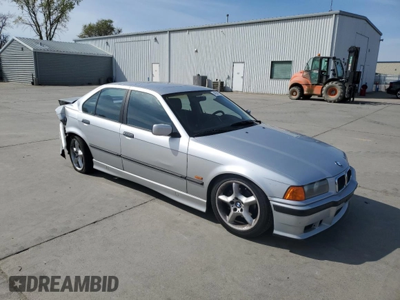 1998 BMW 3 Series 328iA with VIN WBACD4322WAV65078, listed as a Copart auction lot 48259125 with 158,640 mi miles and Salvage Title. Bid and sale history available at carsss.com. Image 4.
