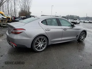 2023 Genesis G70 2.0T with VIN KMTG34TA5PU129311, listed as a Copart auction lot 43329385 with 34,917 mi miles and Non Repairable. Bid and sale history available at DreamBid. Image 3.