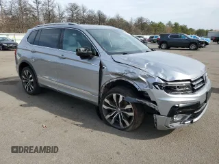 2019 Volkswagen Tiguan SEL Premium with VIN 3VV4B7AX6KM102565, listed as a Copart auction lot 54033695 with 45,886 mi miles and Salvage Title. Bid and sale history available at DreamBid. Image 4.