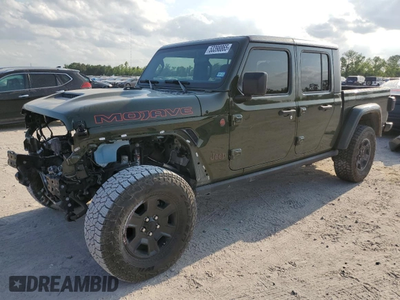 2023 Jeep Gladiator Mojave with VIN 1C6JJTEG8PL569249, listed as a Copart auction lot 53398865 with 19,416 mi miles and Salvage title. Bid and sale history available at DreamBid. Image 1.