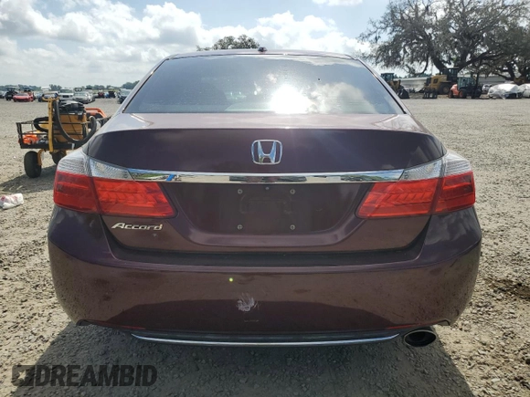 2015 Honda Accord EX-L with VIN 1HGCR2F82FA163233, listed as a Copart auction lot 51297955 with 32,343 mi miles and Salvage title. Bid and sale history available at DreamBid. Image 6.