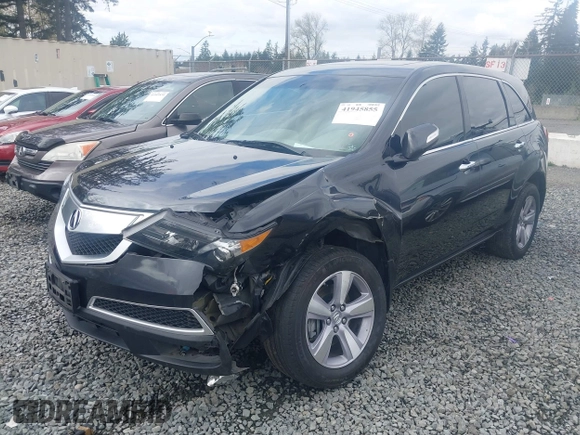 2013 Acura MDX Tech Pkg with VIN 2HNYD2H31DH507471, listed as a IAAI auction lot 41945855 with 107,273 mi miles. Bid and sale history available at carsss.com. Image 17.