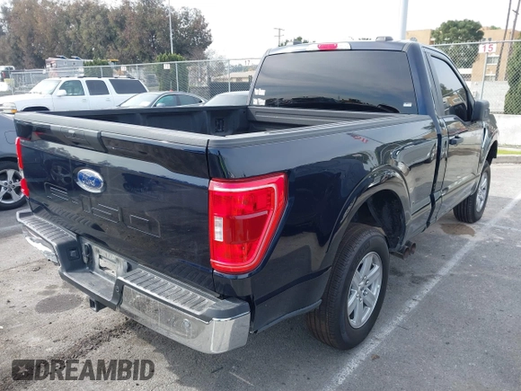 2023 Ford F-150 XL with VIN 1FTMF1C52PKG05729, listed as a IAAI auction lot 41685994 with 12,805 mi miles and . Bid and sale history available at carsss.com. Image 4.