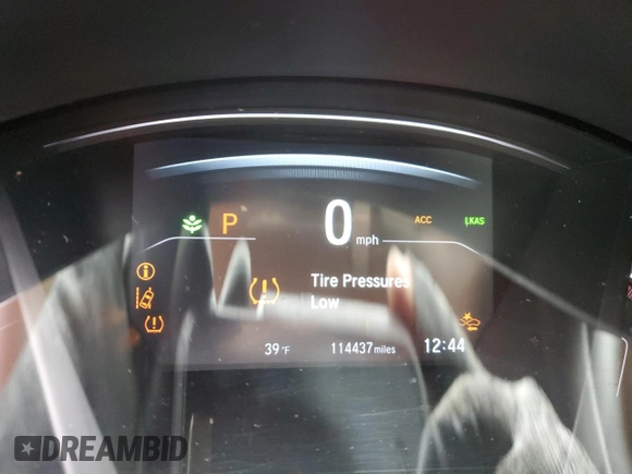 2018 Honda CR-V Touring with VIN 2HKRW2H98JH695059, listed as a Copart auction lot 86452054 with 114,437 mi miles and Salvage Title. Bid and sale history available at DreamBid. Image 9.