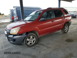 2008 Kia Sportage LX with VIN KNDJF724887478925, listed as a Copart auction lot 51106885 with 202,832 mi miles and Clean Title. Bid and sale history available at carsss.com. Image 1.