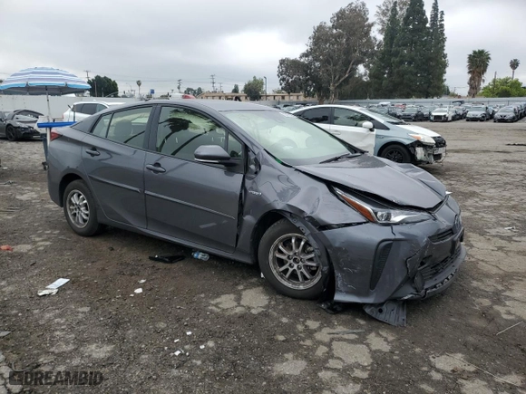 2022 Toyota Prius L Eco with VIN JTDKAMFU2N3178442, listed as a Copart auction lot 50455125 with 23,188 mi miles and Salvage Title. Bid and sale history available at carsss.com. Image 4.