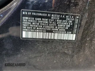 2019 Volkswagen Jetta S z VIN 3VWC57BU1KM098105, wystawiony jako Copart lot #61241715 z przebiegiem 56 247 mil mil oraz Szkoda całkowita • Salvage title. Historia ofert i sprzedaży dostępna na DreamBid. Obrazek 13.