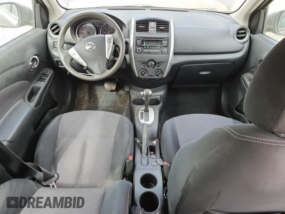 2015 Nissan Versa SV with VIN 3N1CN7AP8FL801258, listed as a Copart auction lot 52876905 with 89,724 mi miles and Salvage Title. Bid and sale history available at carsss.com. Image 8.