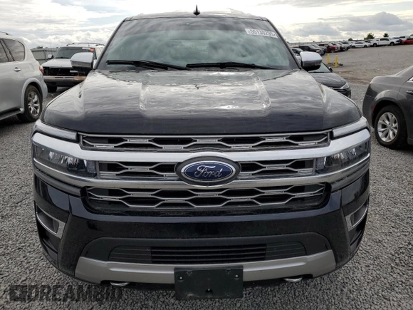 2023 Ford Expedition Max Platinum with VIN 1FMJK1M81PEA39726, listed as a Copart auction lot 55130735 with 53,013 mi miles and Salvage title. Bid and sale history available at DreamBid. Image 5.
