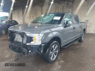 2020 Ford F-150 XL with VIN 1FTEW1CP6LFC45762, listed as a IAAI auction lot 41565060 with 55,287 mi miles. Bid and sale history available at carsss.com. Image 18.