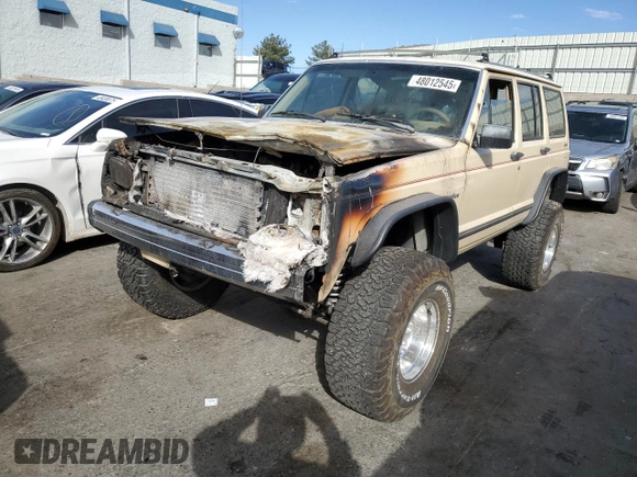1989 Jeep Cherokee with VIN 1J4FJ38L2KL462983, listed as a Copart auction lot 48012545 with Not provided miles and Salvage title. Bid and sale history available at DreamBid. Image 1.