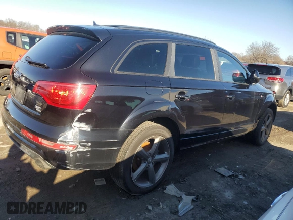 2015 Audi Q7 3.0T S line Prestige with VIN WA1DGAFE3FD022348, listed as a Copart auction lot 45171515 with 138,162 mi miles and Clean Title. Bid and sale history available at carsss.com. Image 3.