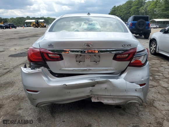2016 Infiniti Q70L with VIN JN1BY1PP6GM631254, listed as a Copart auction lot 63859654 with NaN miles and Salvage Title. Bid and sale history available at carsss.com. Image 6.