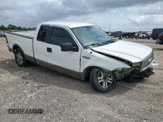 2005 Ford F-150 XLT with VIN 1FTPX12585NA85964, listed as a Copart auction lot 54928615 with 233,380 mi miles and Salvage title. Bid and sale history available at DreamBid. Image 4.