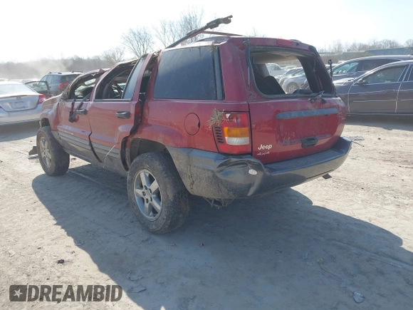 2004 Jeep Grand Cherokee Laredo z VIN 1J4GW48S34C289321, wystawiony jako IAAI lot #42062819 z przebiegiem Nie podano mil oraz . Historia ofert i sprzedaży dostępna na DreamBid. Obrazek 3.