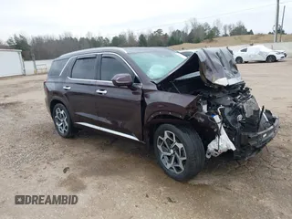 2022 Hyundai Palisade Calligraphy z VIN KM8R74HE4NU363133, wystawiony jako IAAI lot #41534940 z przebiegiem Nie podano mil oraz . Historia ofert i sprzedaży dostępna na DreamBid. Obrazek 1.