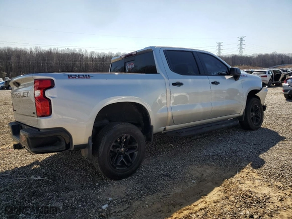 2019 Chevrolet Silverado 1500 LT Trail Boss with VIN 1GCPYFED5KZ360806, listed as a Copart auction lot 48714005 with 105,547 mi miles and Salvage Title. Bid and sale history available at carsss.com. Image 3.