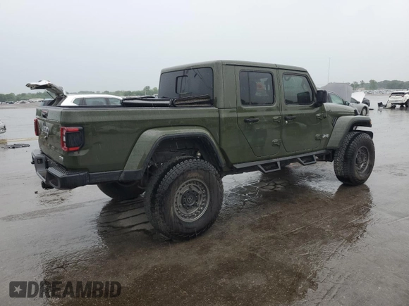 2022 Jeep Gladiator High Altitude with VIN 1C6HJTFG3NL175555, listed as a Copart auction lot 53059995 with 23,014 mi miles and Salvage title. Bid and sale history available at DreamBid. Image 3.