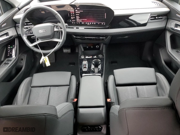 2025 Audi Q6 e-tron Premium Plus with VIN WA124BGF6SA005195, listed as a Copart auction lot 42492975 with NaN miles and Salvage Title. Bid and sale history available at carsss.com. Image 8.